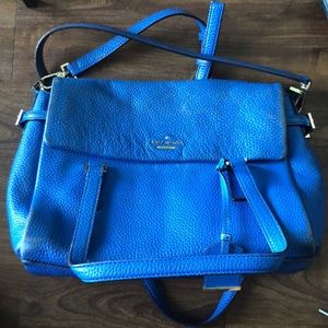 Kate spade blue leather purse